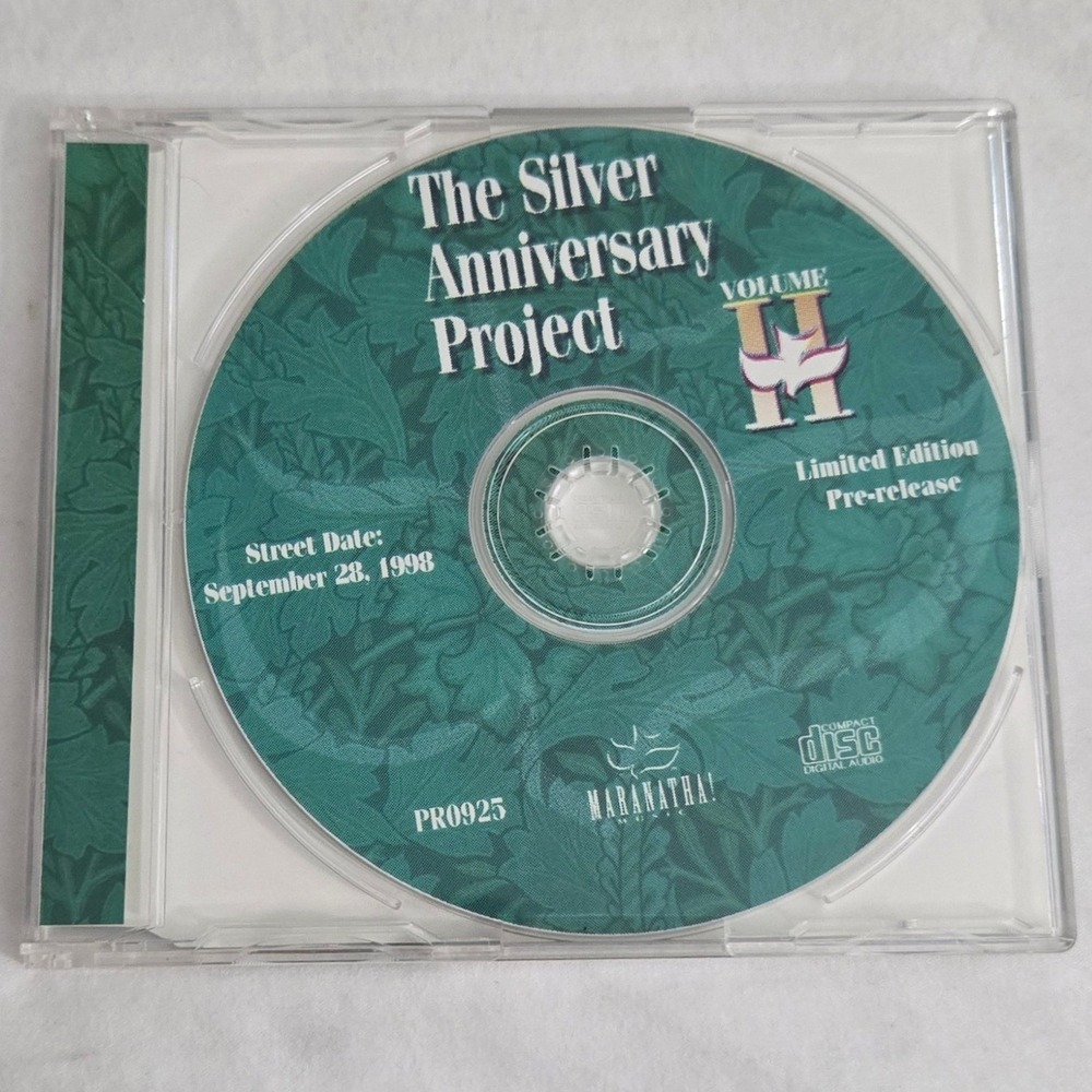 VTG Maranatha Music Silver Anniversary Project Vol II CD 1998 Promo Worship Rock
